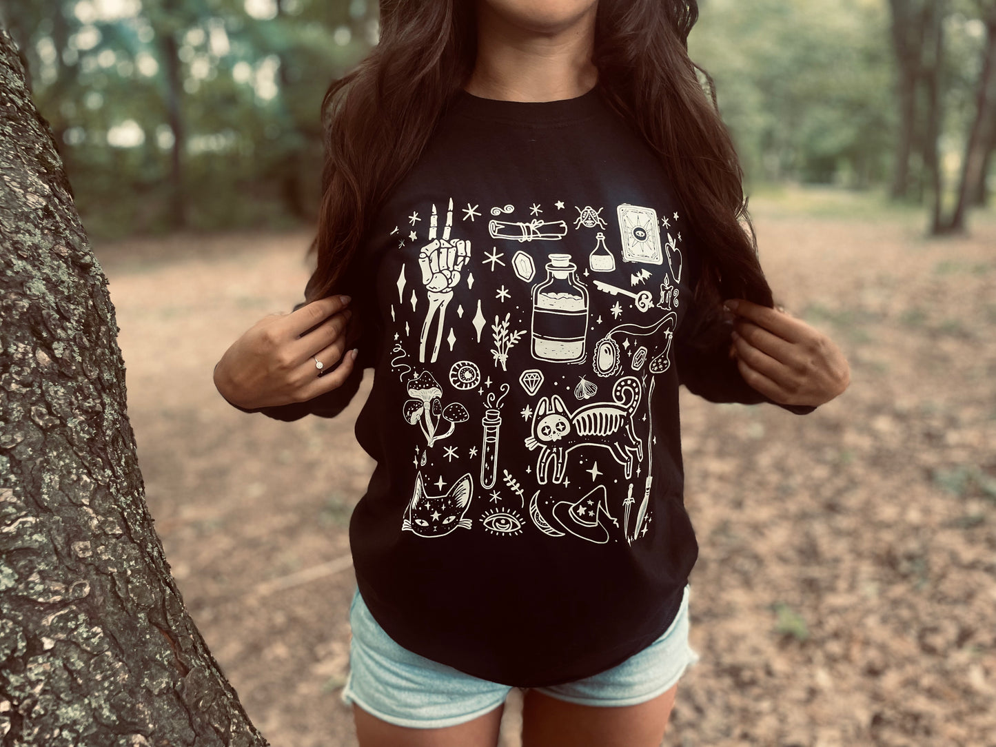 halloween collage long sleeve