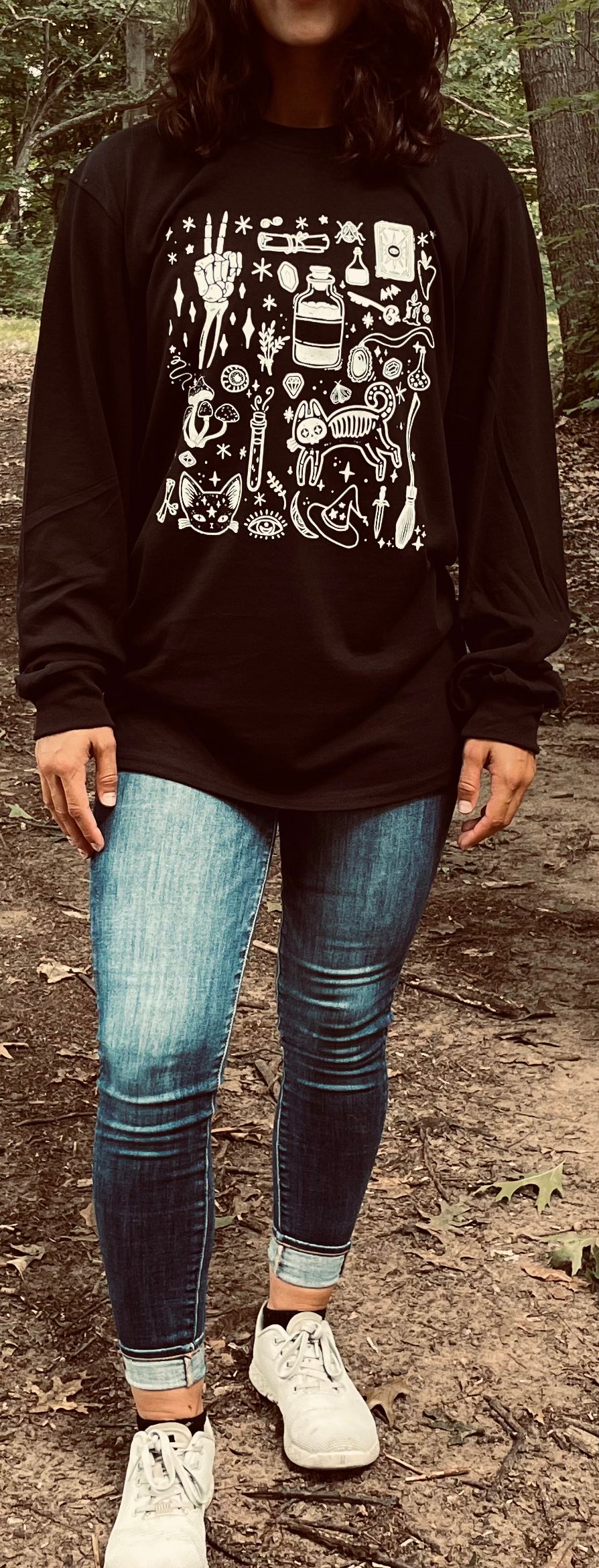 halloween collage long sleeve