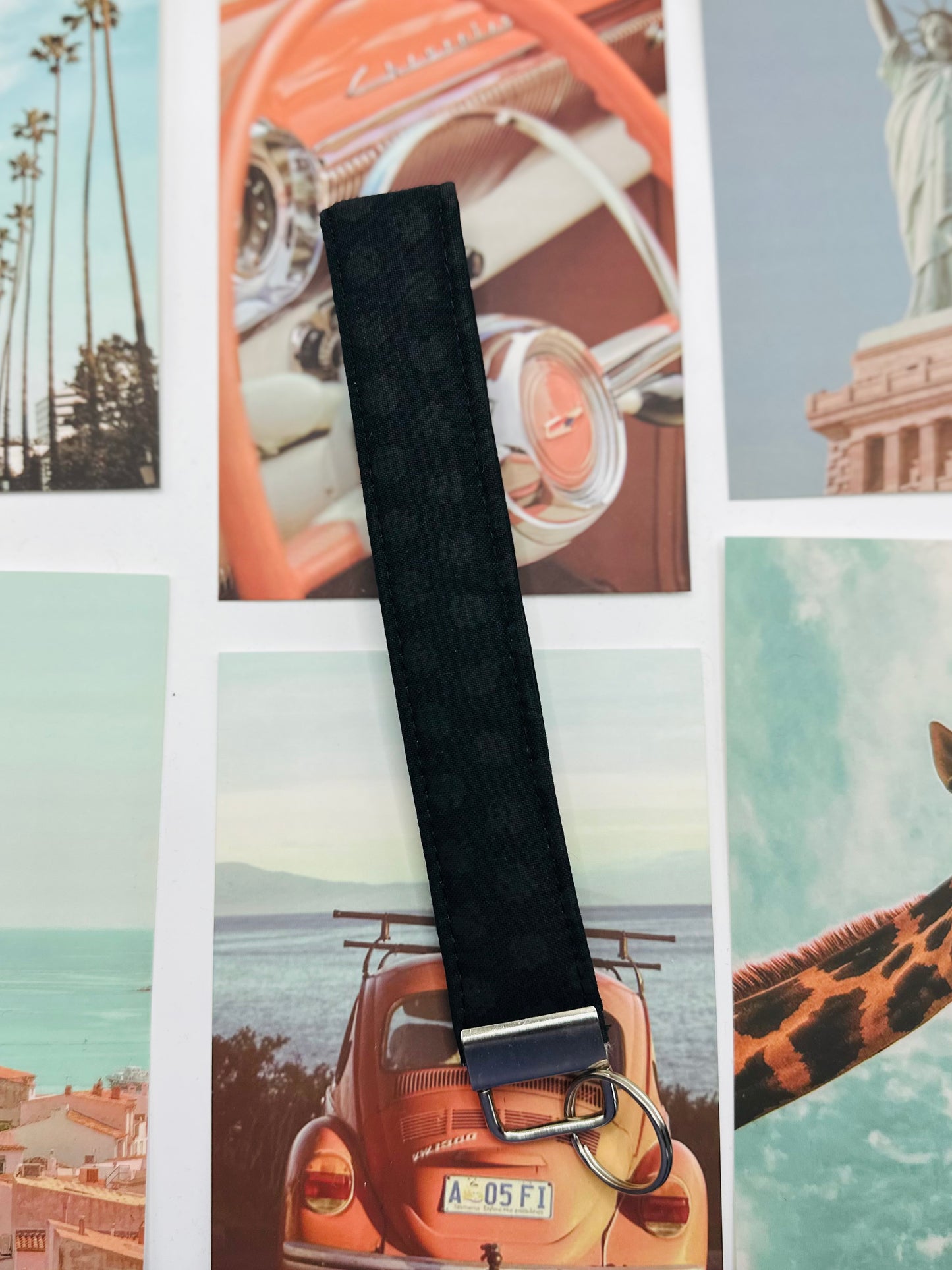 polka dot keychain