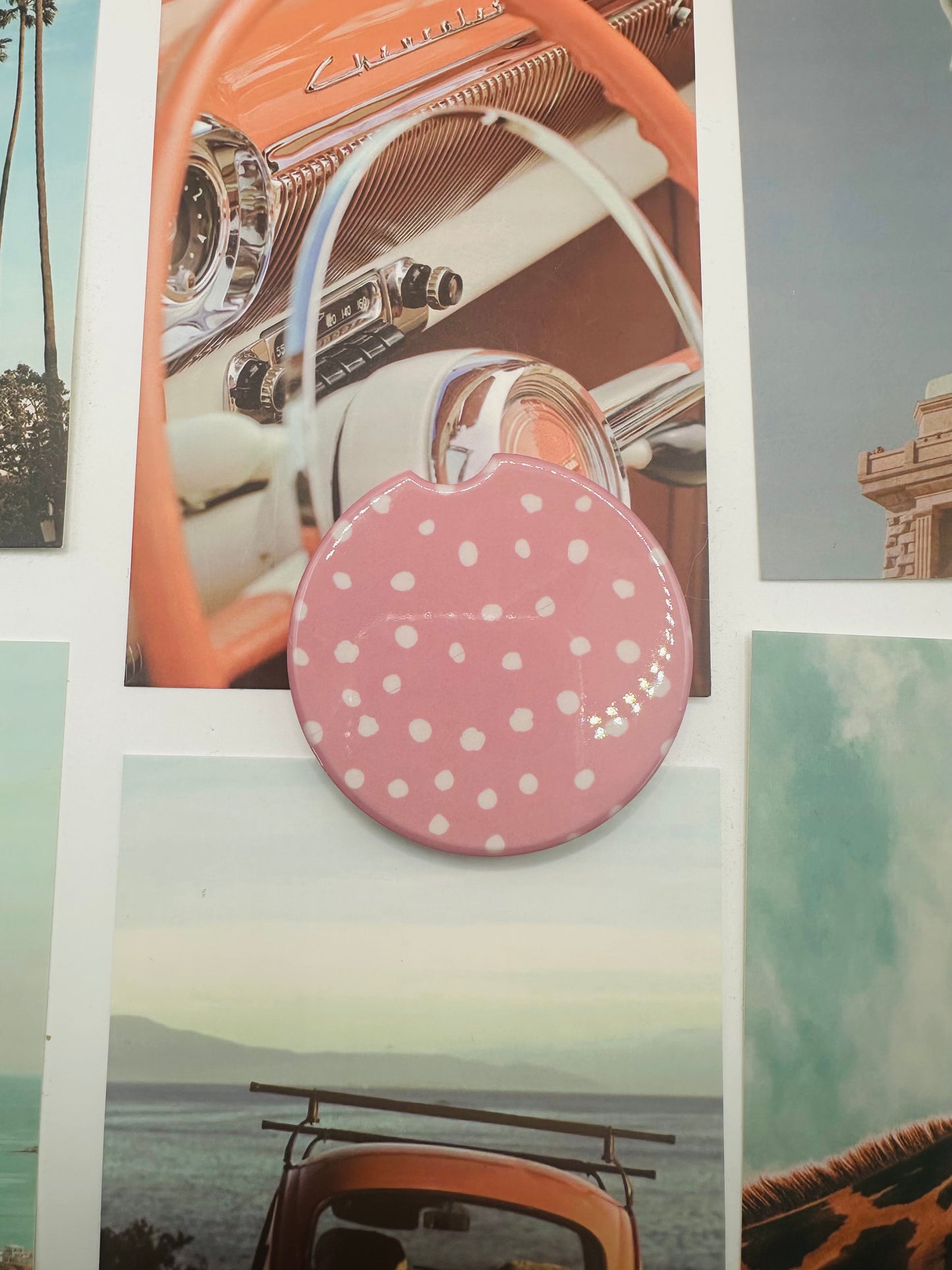 berry bubbles car coaster