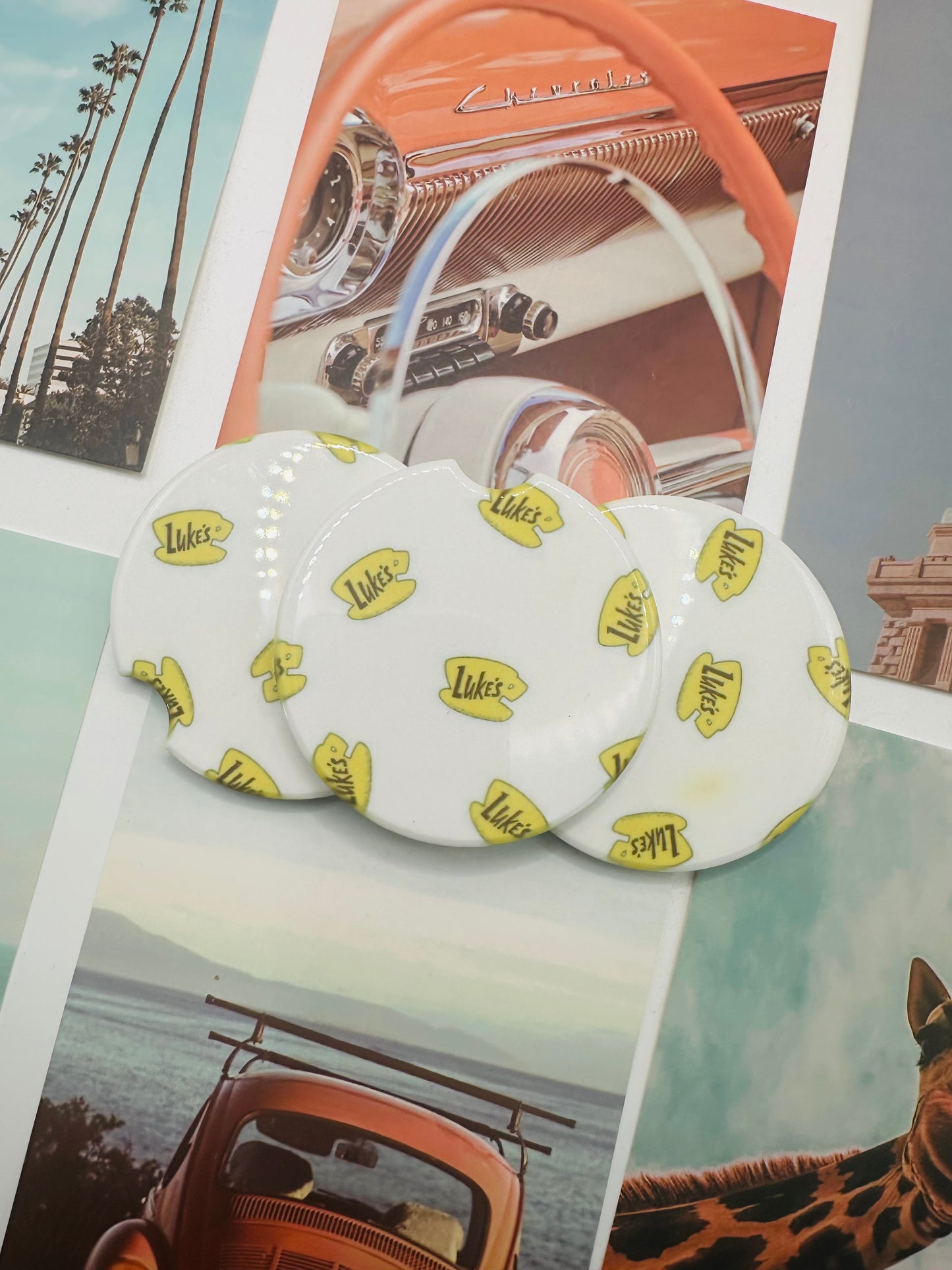luke's diner car coaster