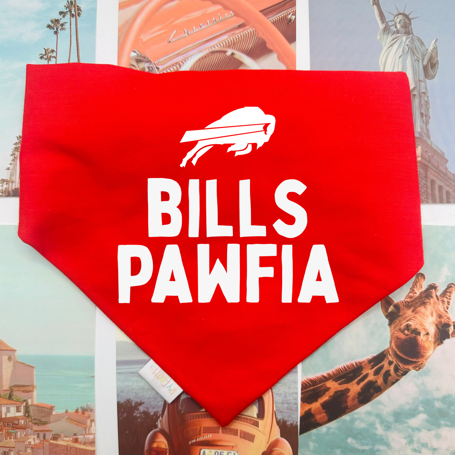 Josh Allen Dog Bandana
