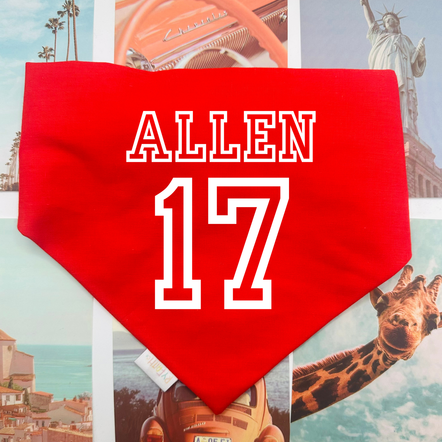 Josh Allen Dog Bandana