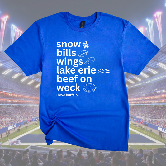 all roads lead to buffalo tee