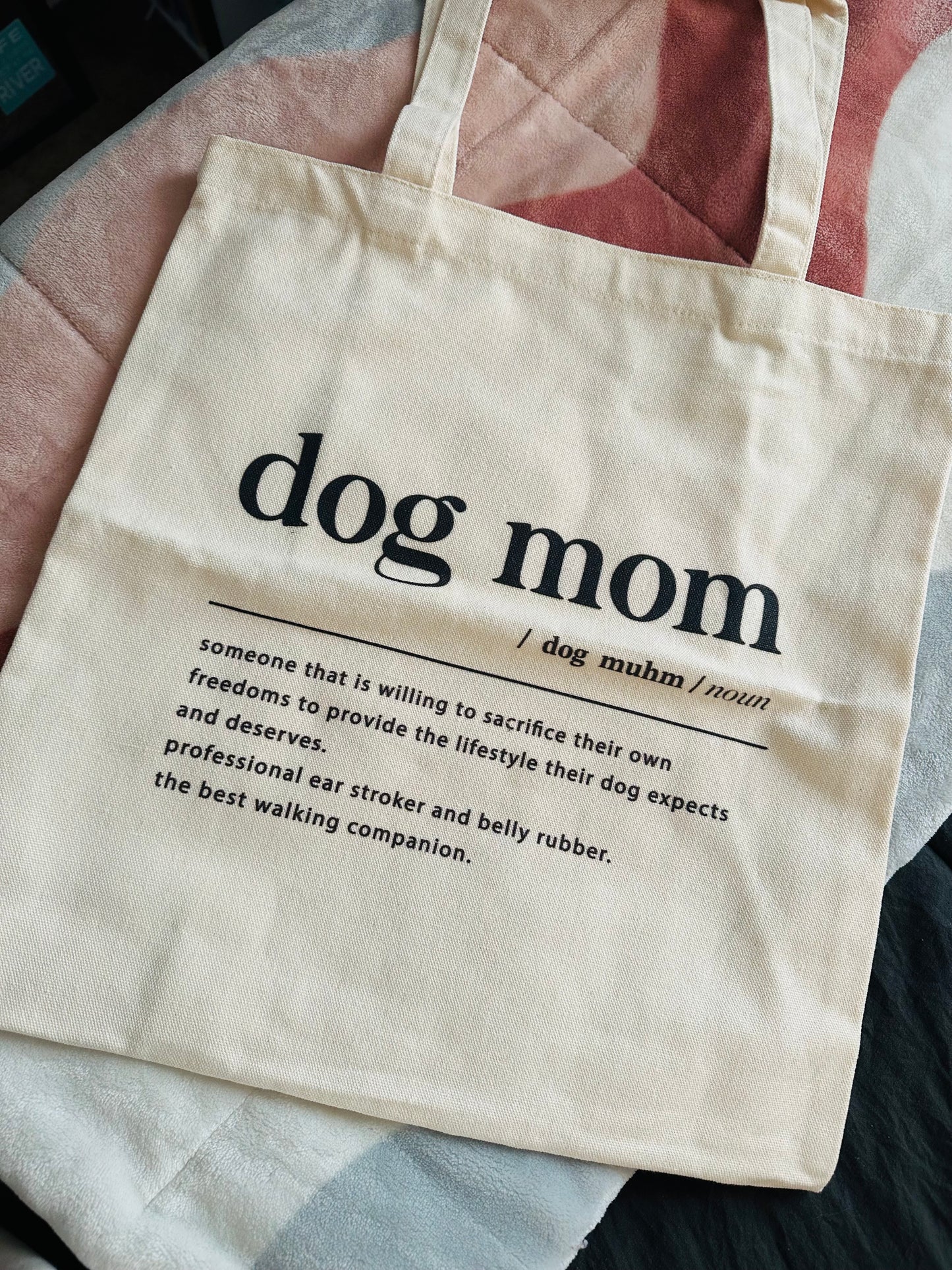 Dog Mom Tote