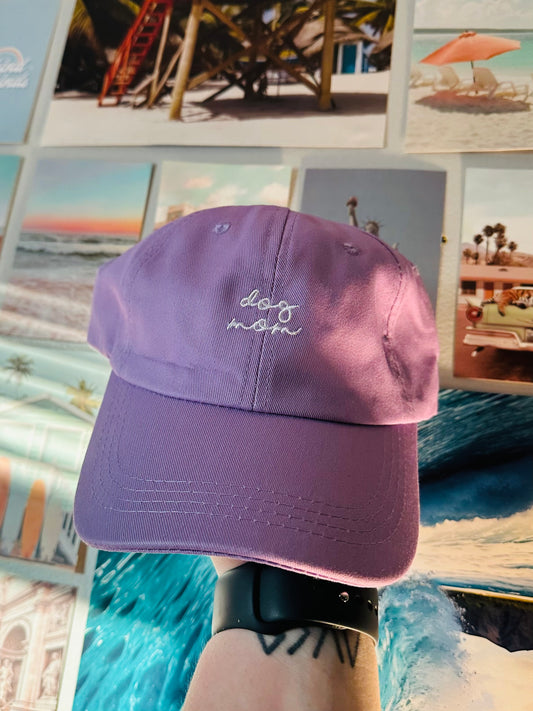 Purple Dog Mom Hat