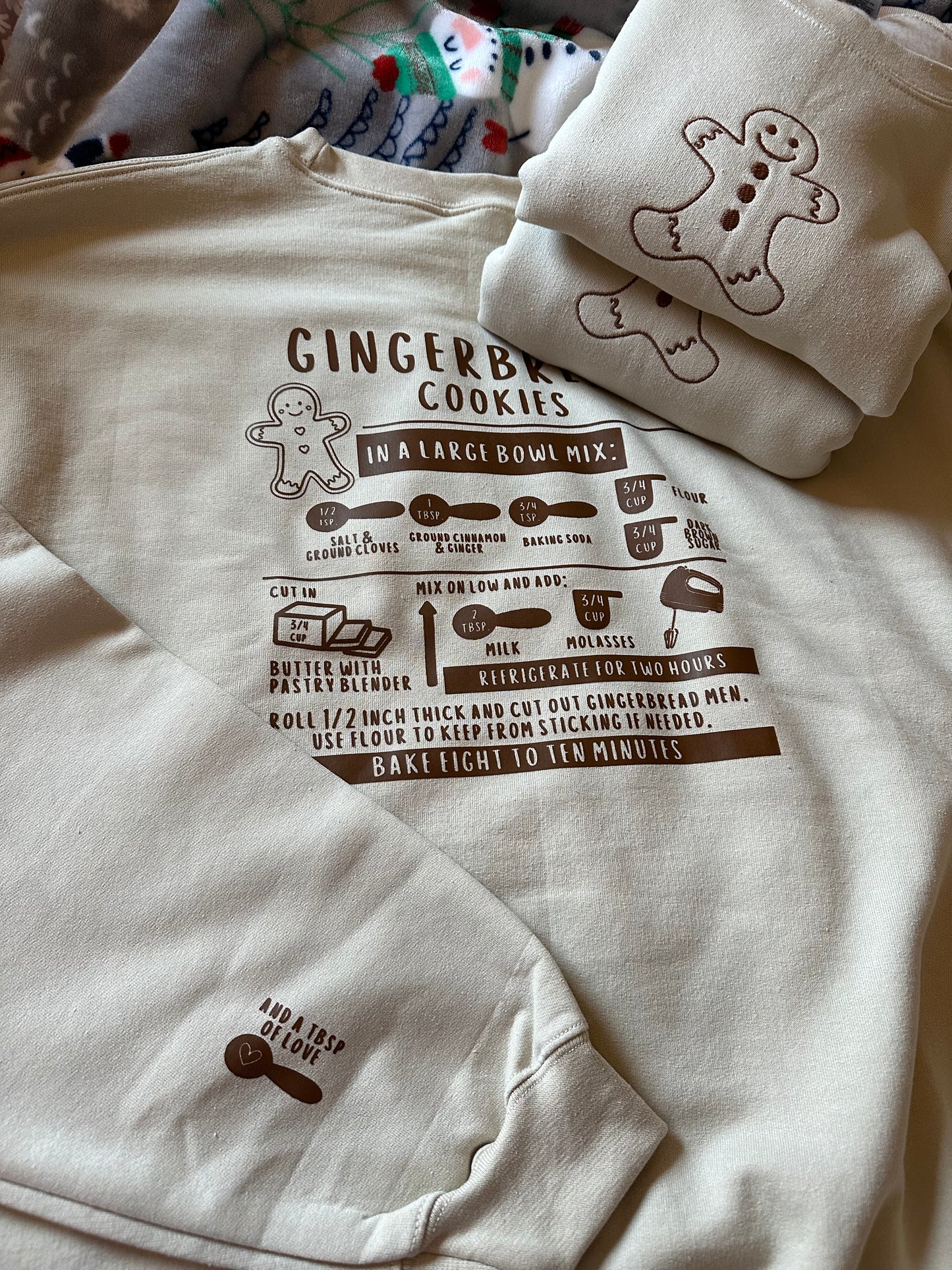 Gus the Gingerbread Man Crewneck