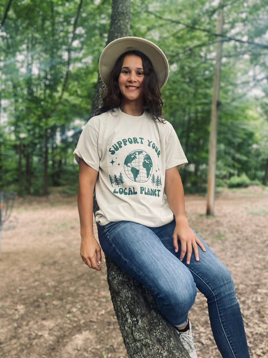 support your local planet tee