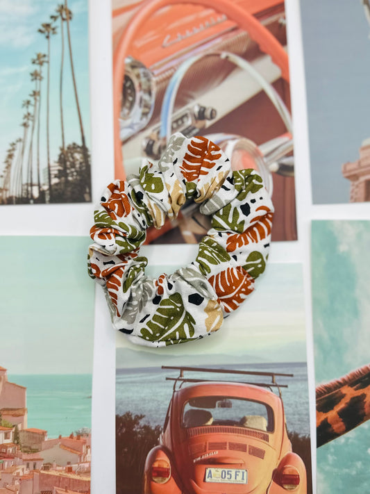 autumn leaves scrunchie