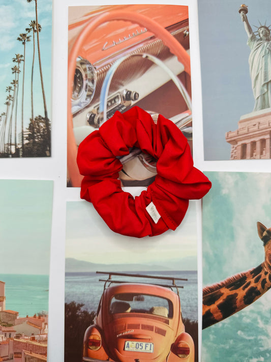 candy apple scrunchie