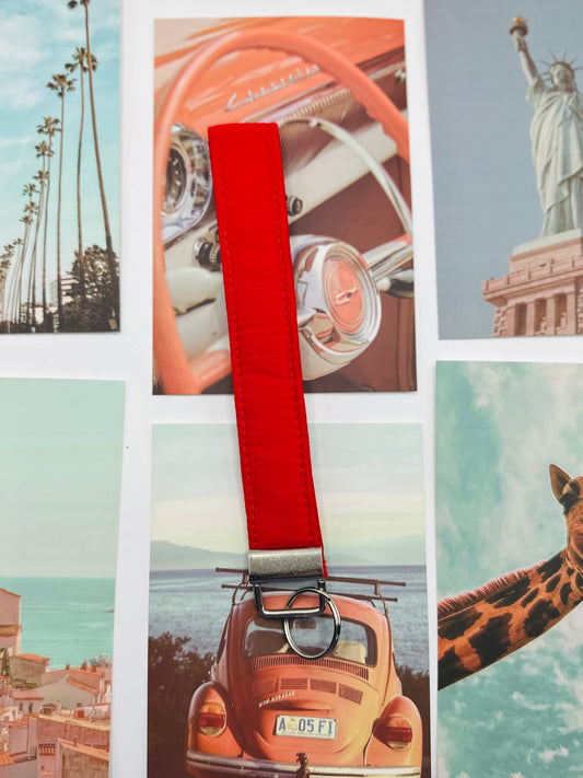 candy apple keychain