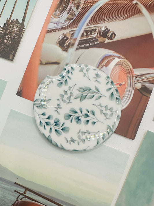 green ivy car coaster