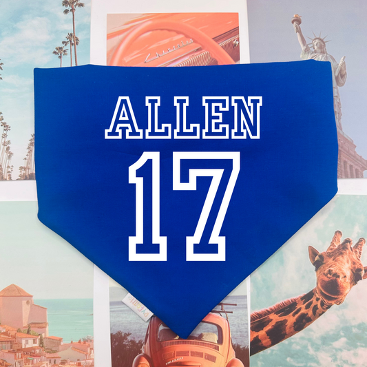 Josh Allen Dog Bandana