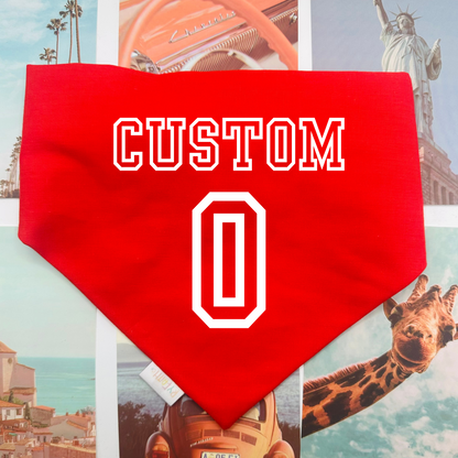 Custom Bills Dog Bandana
