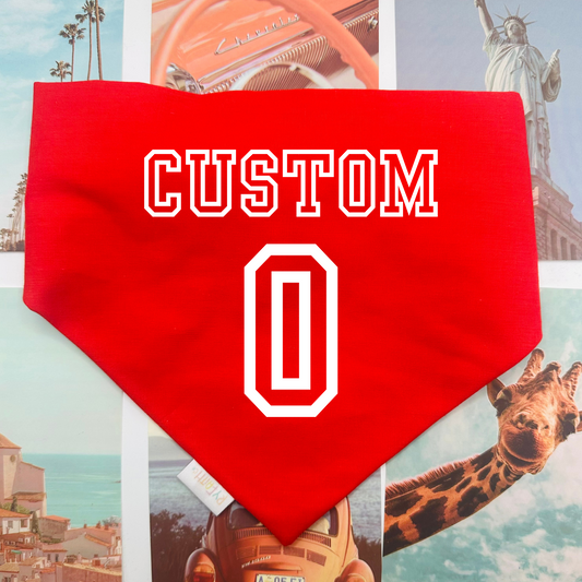 Custom Bills Dog Bandana